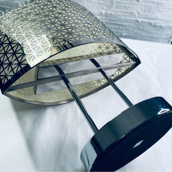 PartyLite Enchanted Silver Metal Votive Lamp Sparkly Candle Holder 14" - Picture 10 of 12